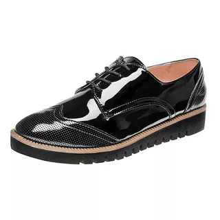 Zapato  Casual Been Class 12900 Color Negro Mujer Tx1
