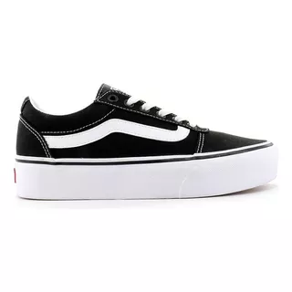 Zapatillas Vans Ward Platform Canvas Black 