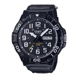 Reloj Agujas Casio Mrw-210hb-1bv Negro Correa Velcro Nailon