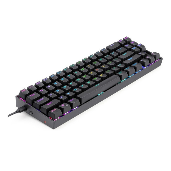 Teclado Mecánico Gamer Redragon Deimos K599-krs Wireless Color del teclado Negro Idioma Inglés UK