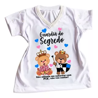 Camiseta Feminina Guardiã Do Segredo - Chá Revelação