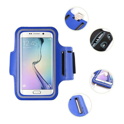 Funda Para Celular Brazo Correr Gym Deportivo Azul