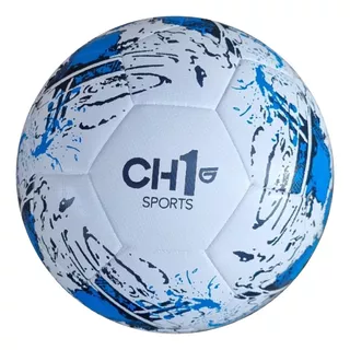 Pelota Futsal Ch1 Centauro Hibrida Termosellada Futbol Salon Color Azul Y Blanco