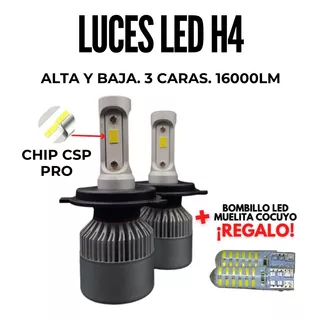Bombillos Luces Led H4 Chip Csp Ford Fiesta Power Ecosport
