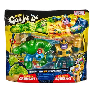 Boneco Goo Jit Zu Goo Marvel Hulk Vs Thanos Sunny