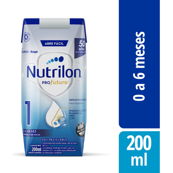 Leche Nutrilon Profutura 1 X 3 Packs 24 Bricks 200ml 0 A 6m