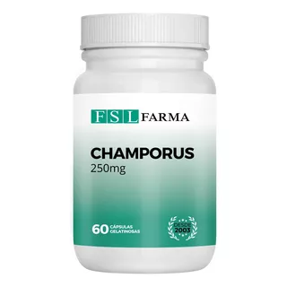 Champorus 250mg - Fim Dos Odores Corporais - 60 Cáps