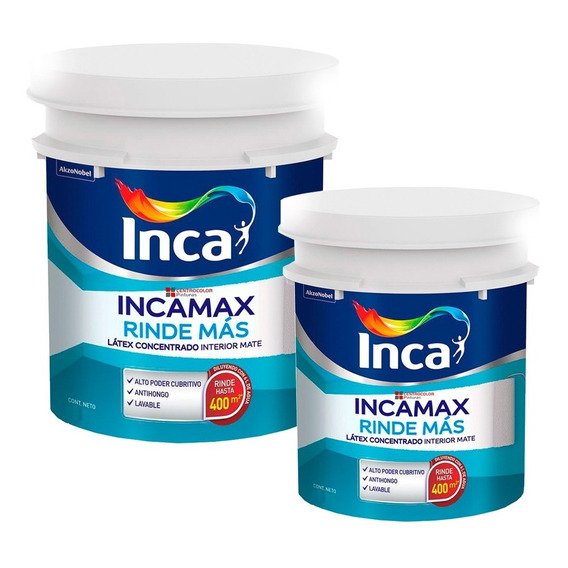 Incamax Rinde Más Látex Interior Concentrado 20 + 4