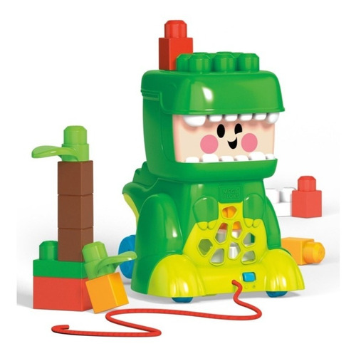 Mega Bloks T-rex Dinosaurio Juguete Armar Jammy Stack Sonido