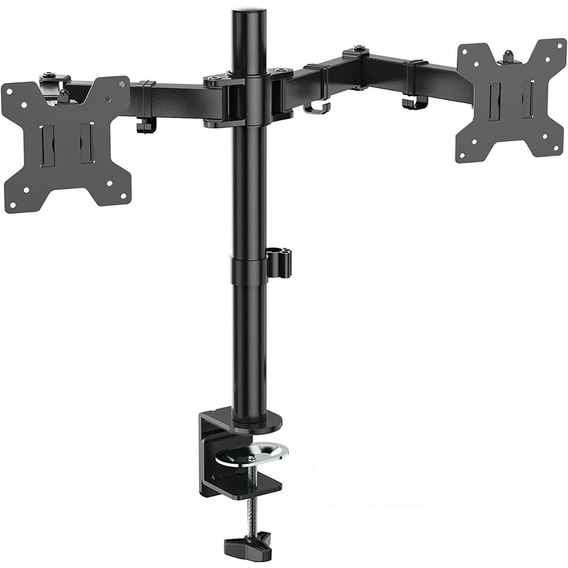 Soporte De Monitor Doble Para 2 Pantallas Giratorias Horizon