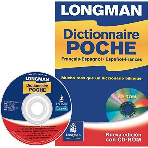 Longman dictionnaire Poche, français-espagnol / español-francés : mucho más que un diccionario bilingüe, de Lexware Soporte Lingüístico. Editorial ALHAMBRA, tapa blanda en español, 2005