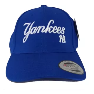 Gorra Flex Cerrada De Yankees Ny Logo Bordado