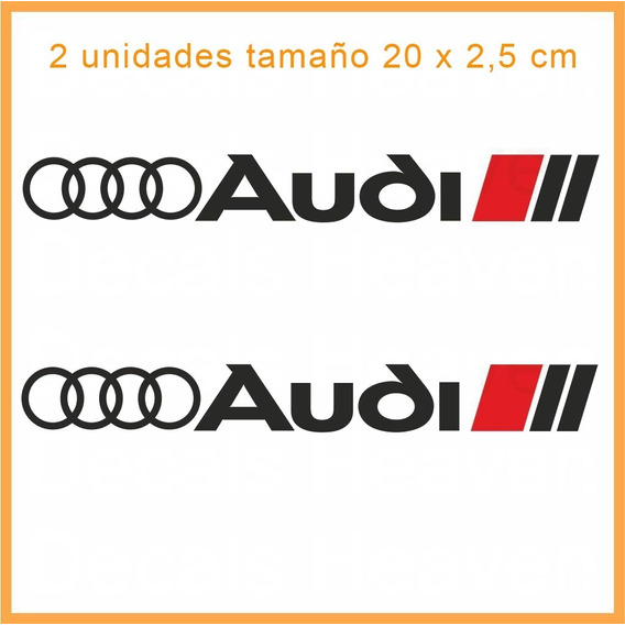 Stickers Logo Audi 2 Unidades
