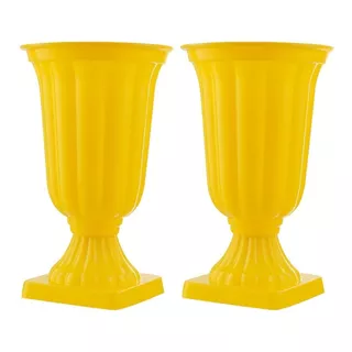 Vaso Decorativo Plástico -vaso Grego  Tamanho Grande - 2 Un 