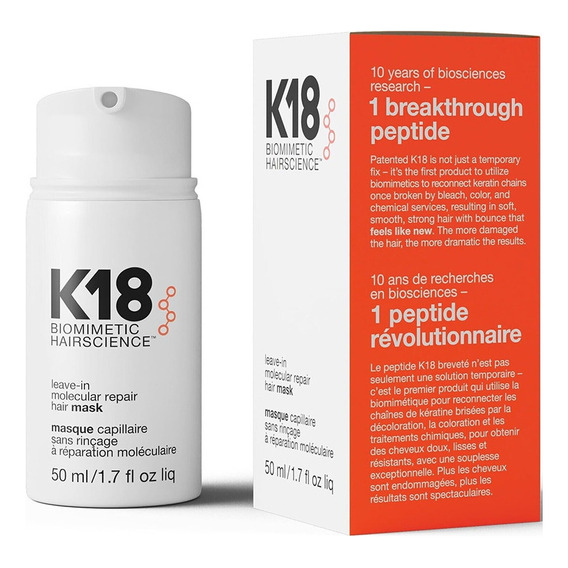 Mascarilla K18 Sin Enjuague Molecular Repair Restore Hair, 5