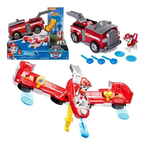 Paw Patrol Marshall Flip & Fly 2 En 1 Vehiculo Transformable