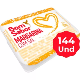 Margarina Bom Sabor 10g Blister Sachê 144un - Caixa Fechada