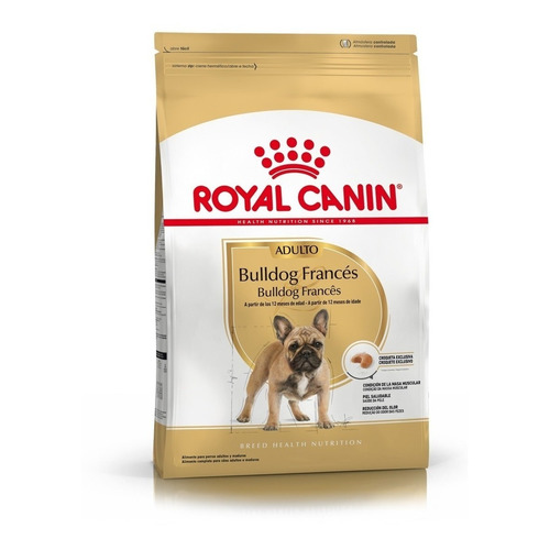 Alimento Royal Canin Breed Health Nutrition Bulldog Francés para perro adulto de raza pequeña sabor mix en bolsa de 3kg