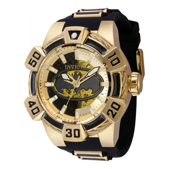 Reloj Invicta 41070 Negro Hombres Color de la correa Oro