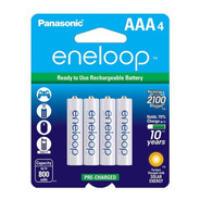 Pilas Recargables Panasonic Eneloop Aaa 800mah Pack X4