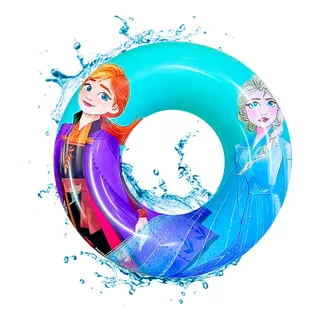 Boia Infantil De Cintura Inflável Frozen Piscina Sol Verão