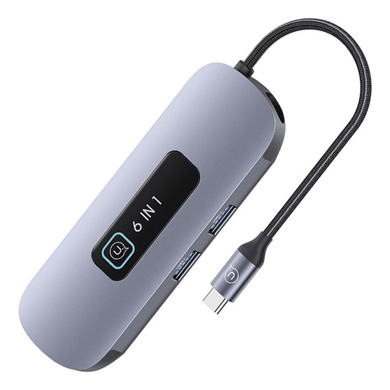 Hub Type C 6 En 1 ( Hdmi+usb3.0*2 + Tf + Sd + Pd 100w )