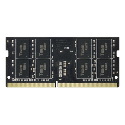 Memoria RAM Elite color negro 8GB 1 Team Group TED48G2666C19-S01