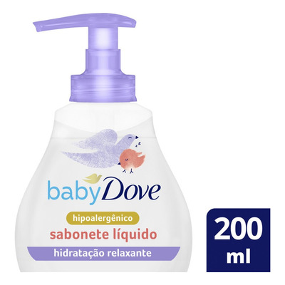 Kit 06 Sabonete Líquido Baby Dove Hora De Dormir 200ml