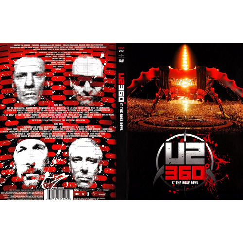 Dvd - U2 - 360 Graus - En el Rose Bowl - Lacrado - 2 Discos