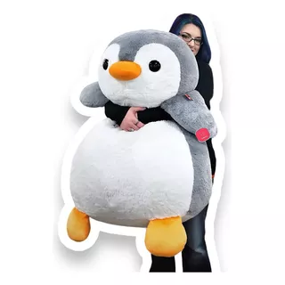 Pingüino Bebé Gigante De Peluche 60cm Muy Suave Y Tierno