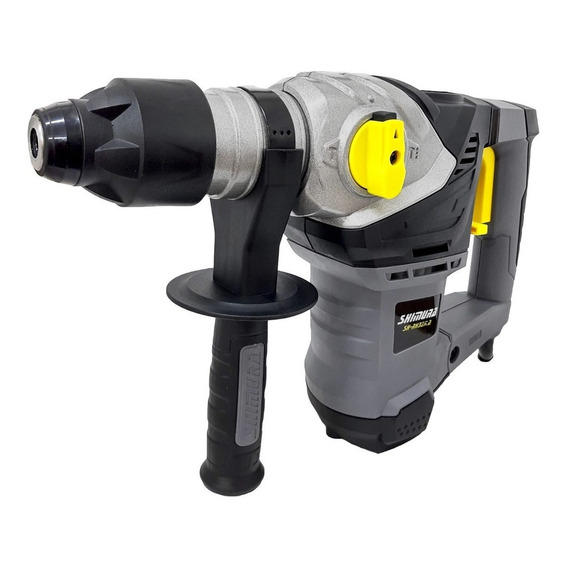 Rotomartillo electroneumático Shimura SH-RH32KA gris, negro y amarillo frecuencia de 50Hz con 1500W de potencia 220V