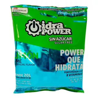 Idrapower Con 1 Sobre 200 G. Sin Azúcar 20 L C/u 