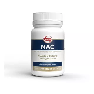 Nac N-acetil L-cisteína 600mg Vitafor - 30 Cápsulas