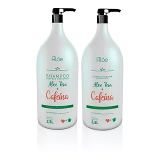 Kit Galão Shampoo E Condicionador Aloe Vera E Cafeína 2,5l 