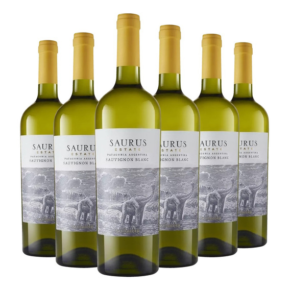 Vino Saurus Estate Sauvignon Blanc 6x760cc Familia Schroeder