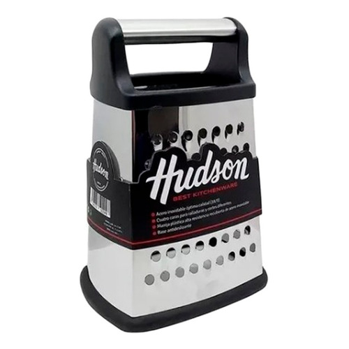 Rallador Acero Inoxidable Hudson 4 Caras Color Plateado