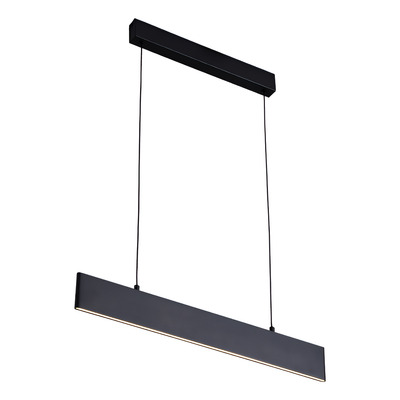 Colgante Led Lineal L3725 N 30w 64cm Negro Mks 