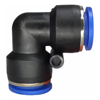 Conexão Pneumática União Cotovelo Fluir Tubo 16mm Plástica 