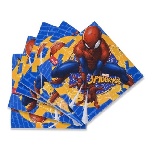Servilletas Spiderman 12pcs Decoración Cumpleaños Argos