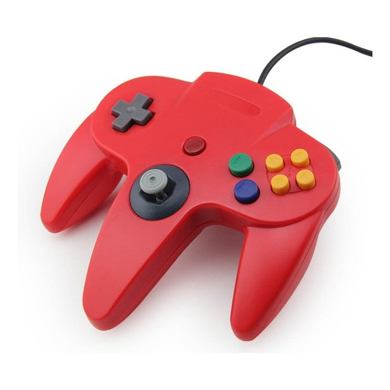 Control Genérico Compatible Con N64 Rojo