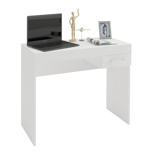 Mesa Escritorio Home Office Oficina Melamina - Cooler Color Blanco