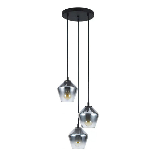 Lámpara Colgante Led Empire Lighting Elegante Negro P8203m