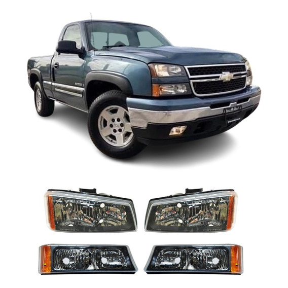 Kit Faros Cuartos Silverado Cheyenne 2003 2004 2005 2006