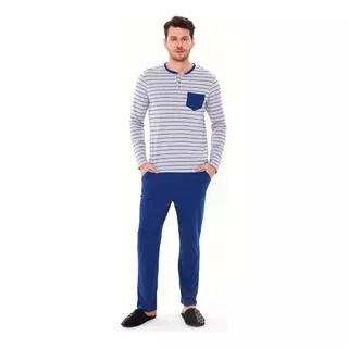 Pijama De Hombre Algodón Manga Larga / Modelos Varios