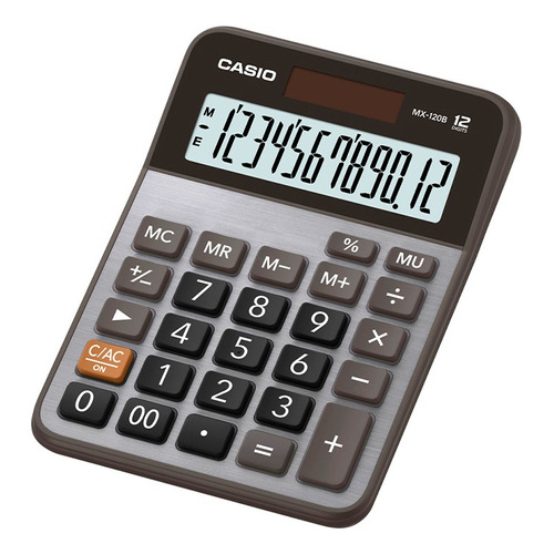 Calculadora Casio Tienda Y Campo Mx-120b Color Negro