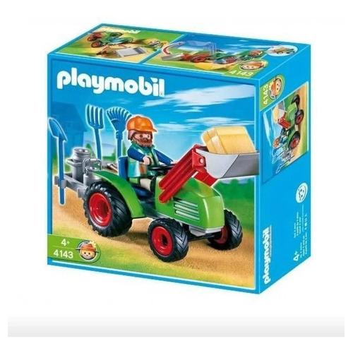 Playmobil Country 4143 - Tractor Verde Del Granjero 