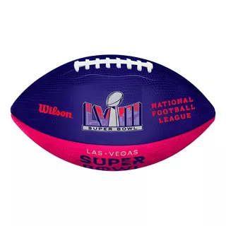 Balón Wilson Super Bowl Lviii Junior Rubber