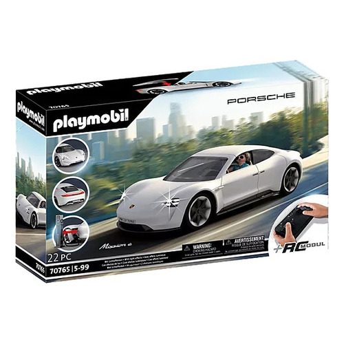 Figura Para Armar Playmobil 707265 Porsche Mission E 22 Piezas 3