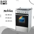 Cocina A Gas Enxuta Inox Cenx9504i Termocupla Seguridad Color Acero inoxidable Tipo de conexión Gas envasado