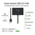 Ugreen Hub Usb 3.0 Con Otg C,smartphone,mackbook,surface Pro